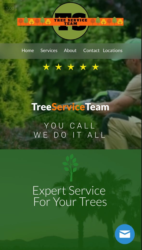 Tree Service Team Demo Web Design